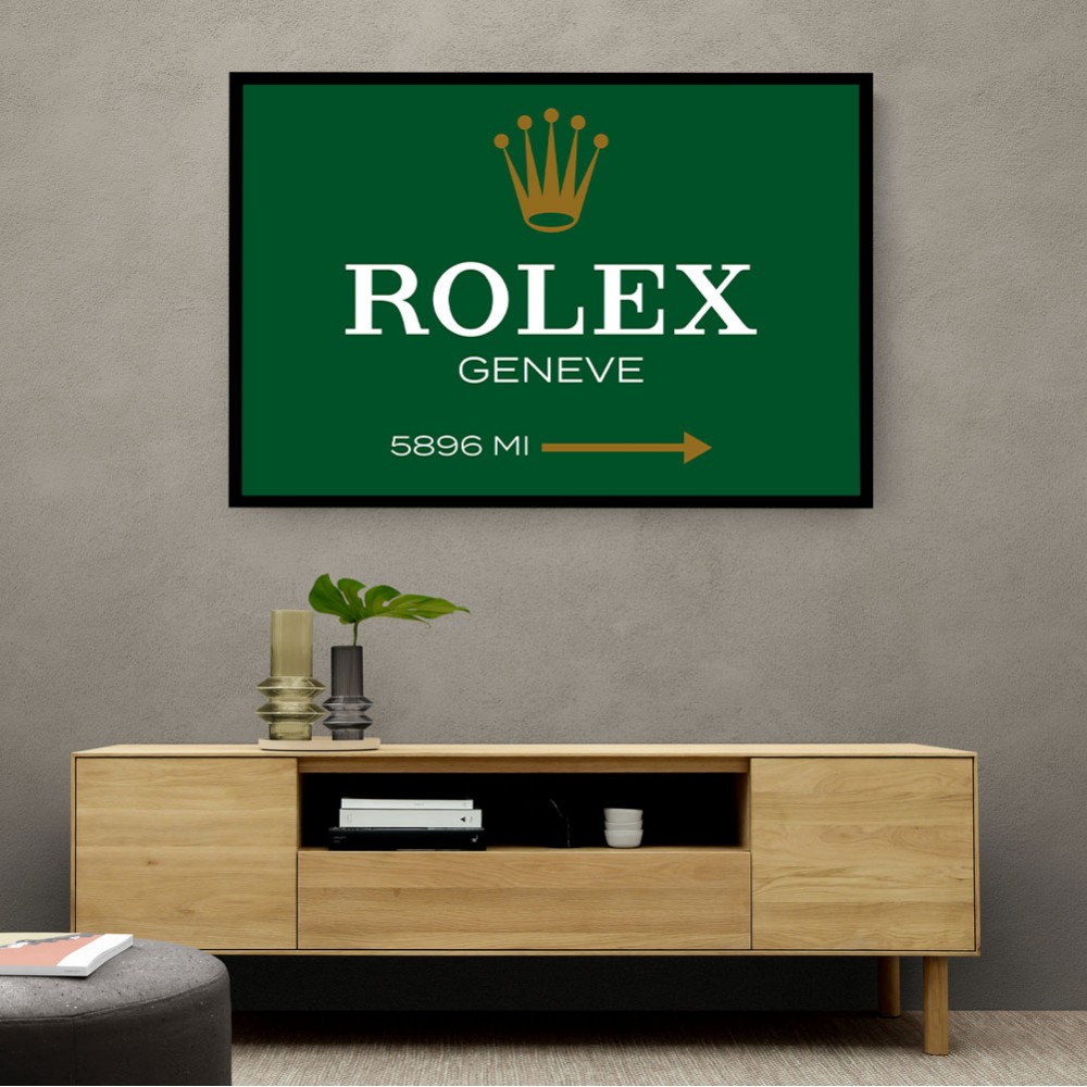 Rolex Genève Green Sign