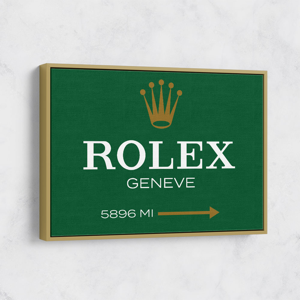 Rolex Genève Green Sign