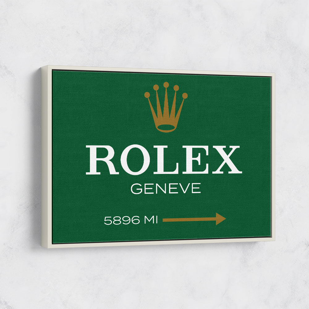 Rolex Genève Green Sign