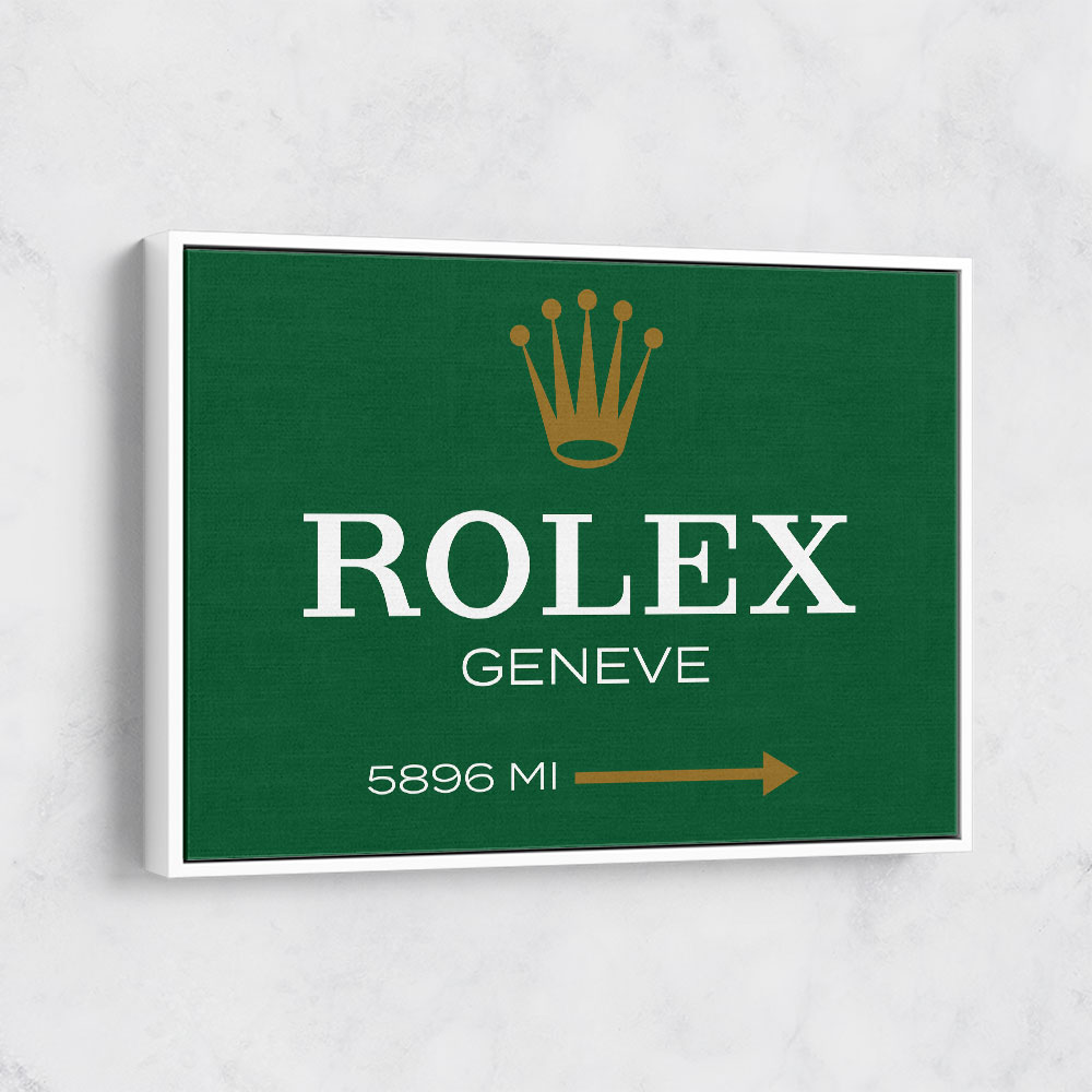 Rolex Genève Green Sign