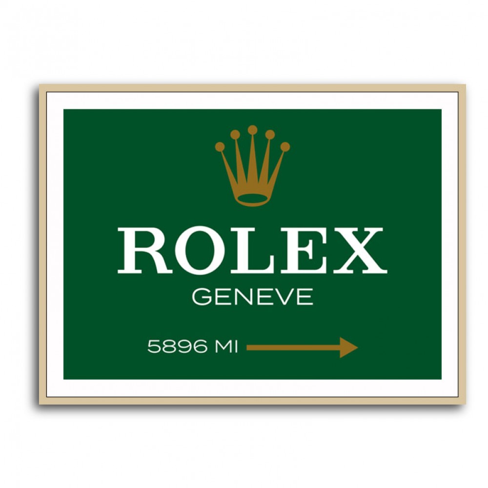 Rolex Genève Green Sign