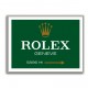 Rolex Genève Green Sign