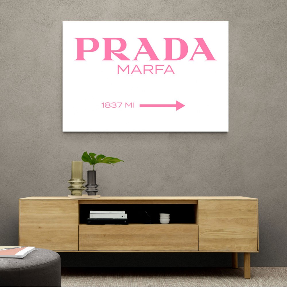 Prada Marfa Pink Sign