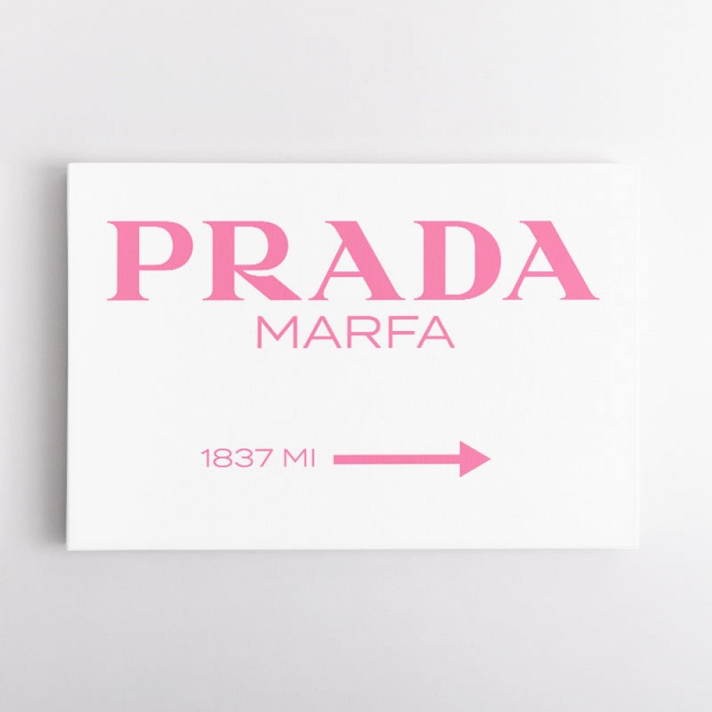 Prada Marfa Pink Sign