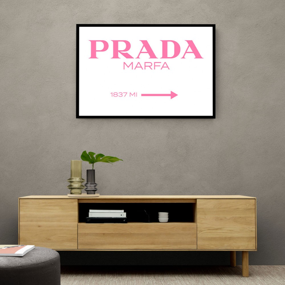 Prada Marfa Pink Sign