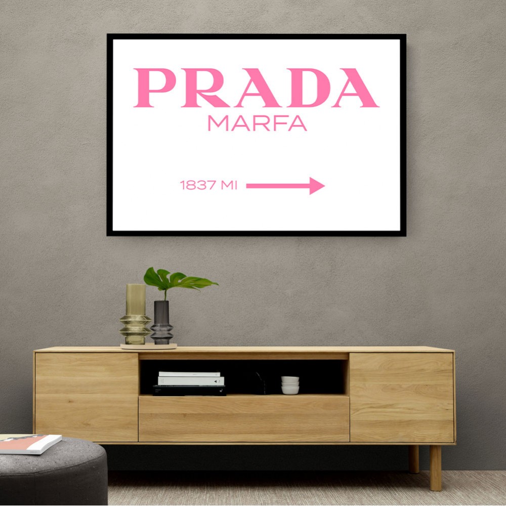 Prada Marfa Pink Sign