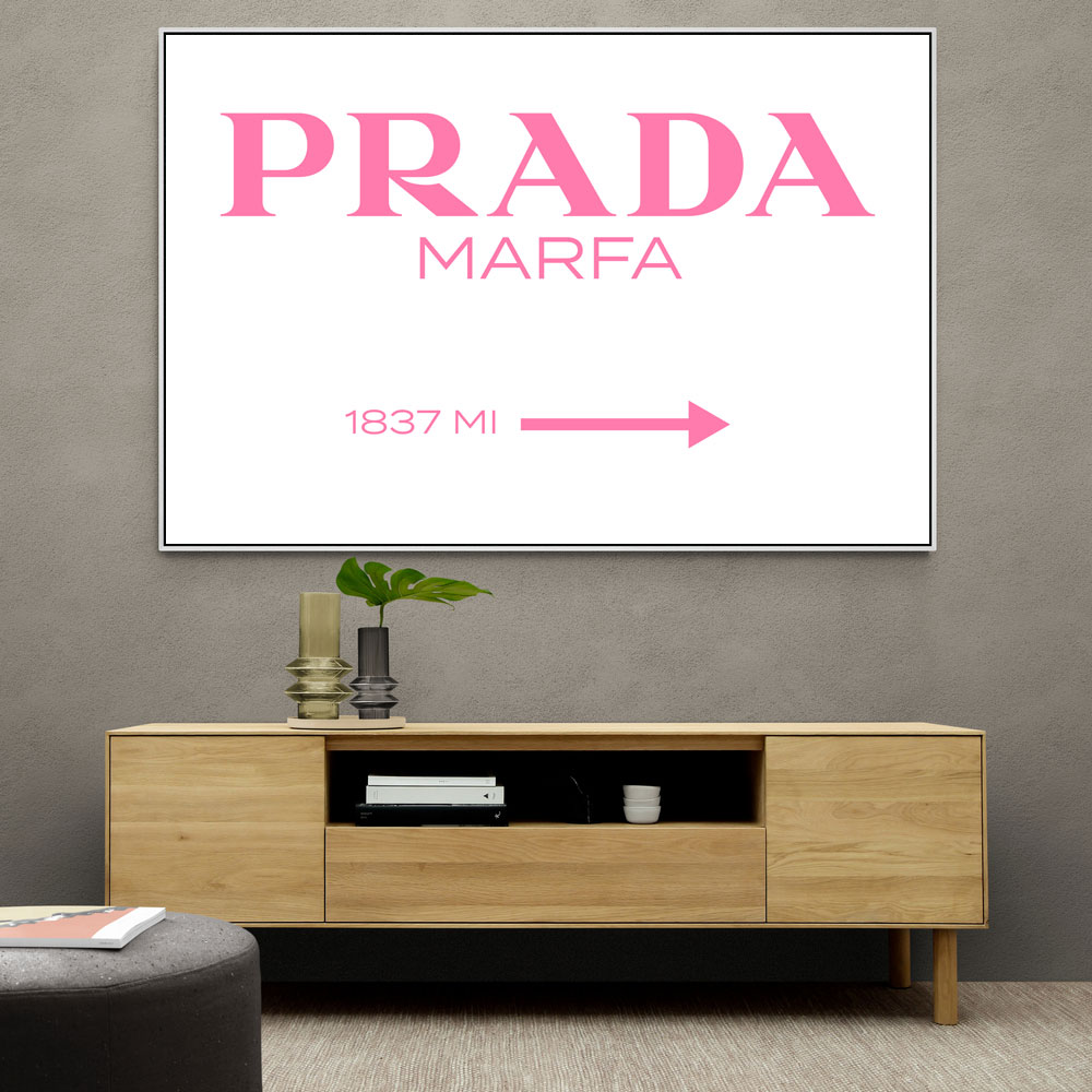 Prada Marfa Pink Sign