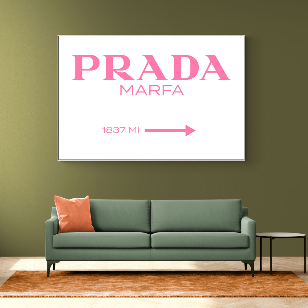 Prada Marfa Pink Sign