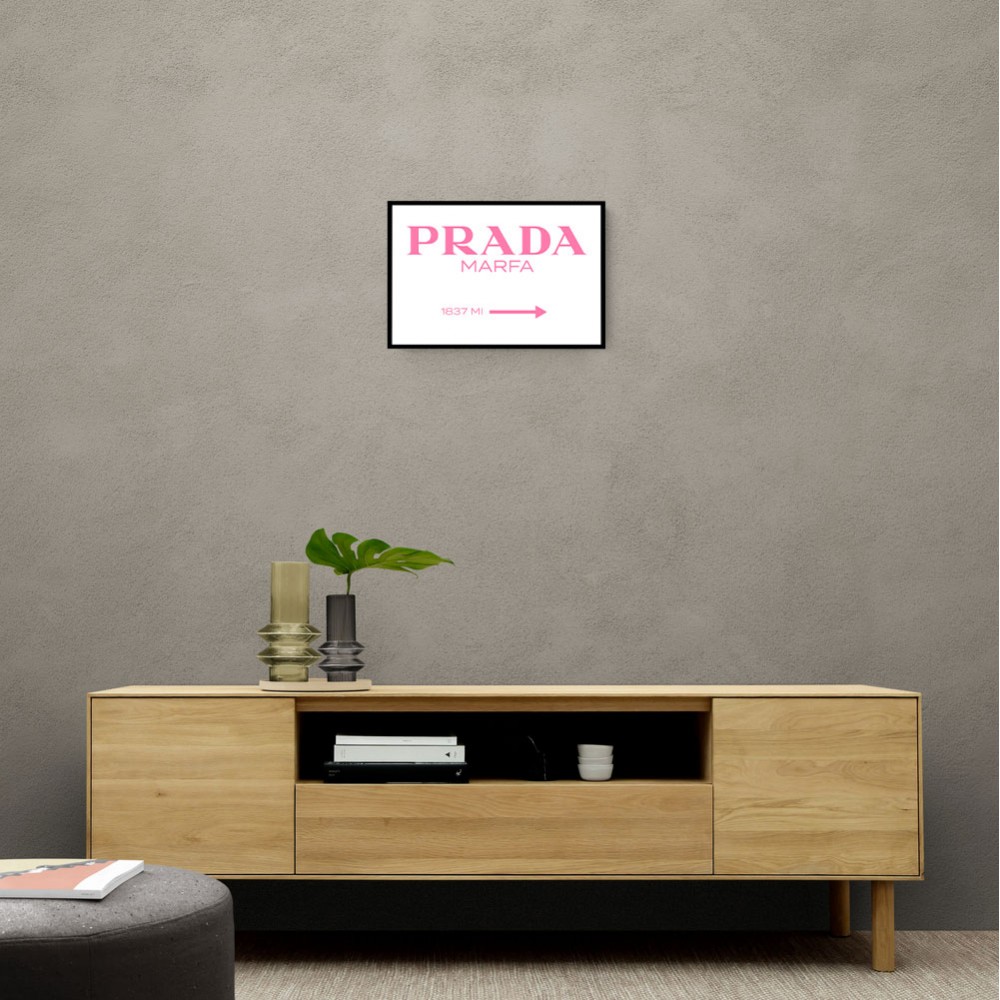 Prada Marfa Pink Sign