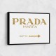 Prada Marfa Gold Sign