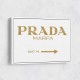 Prada Marfa Gold Sign