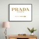 Prada Marfa Gold Sign