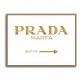 Prada Marfa Gold Sign