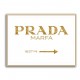 Prada Marfa Gold Sign