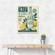 Acqua Frizzante Italiana Soft Drink Vintage Art Print