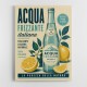 Acqua Frizzante Italiana Soft Drink Vintage Art Print