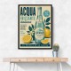 Acqua Frizzante Italiana Soft Drink Vintage Art Print