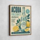 Acqua Frizzante Italiana Soft Drink Vintage Art Print