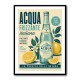Acqua Frizzante Italiana Soft Drink Vintage Art Print
