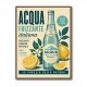 Acqua Frizzante Italiana Soft Drink Vintage Art Print