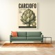 Artichoke Italian Vintage Food Wall Art