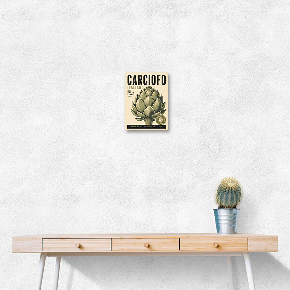 Artichoke Italian Vintage Food Wall Art
