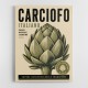 Artichoke Italian Vintage Food Wall Art
