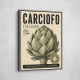 Artichoke Italian Vintage Food Wall Art