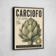 Artichoke Italian Vintage Food Wall Art