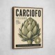 Artichoke Italian Vintage Food Wall Art