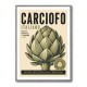 Artichoke Italian Vintage Food Wall Art