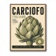 Artichoke Italian Vintage Food Wall Art
