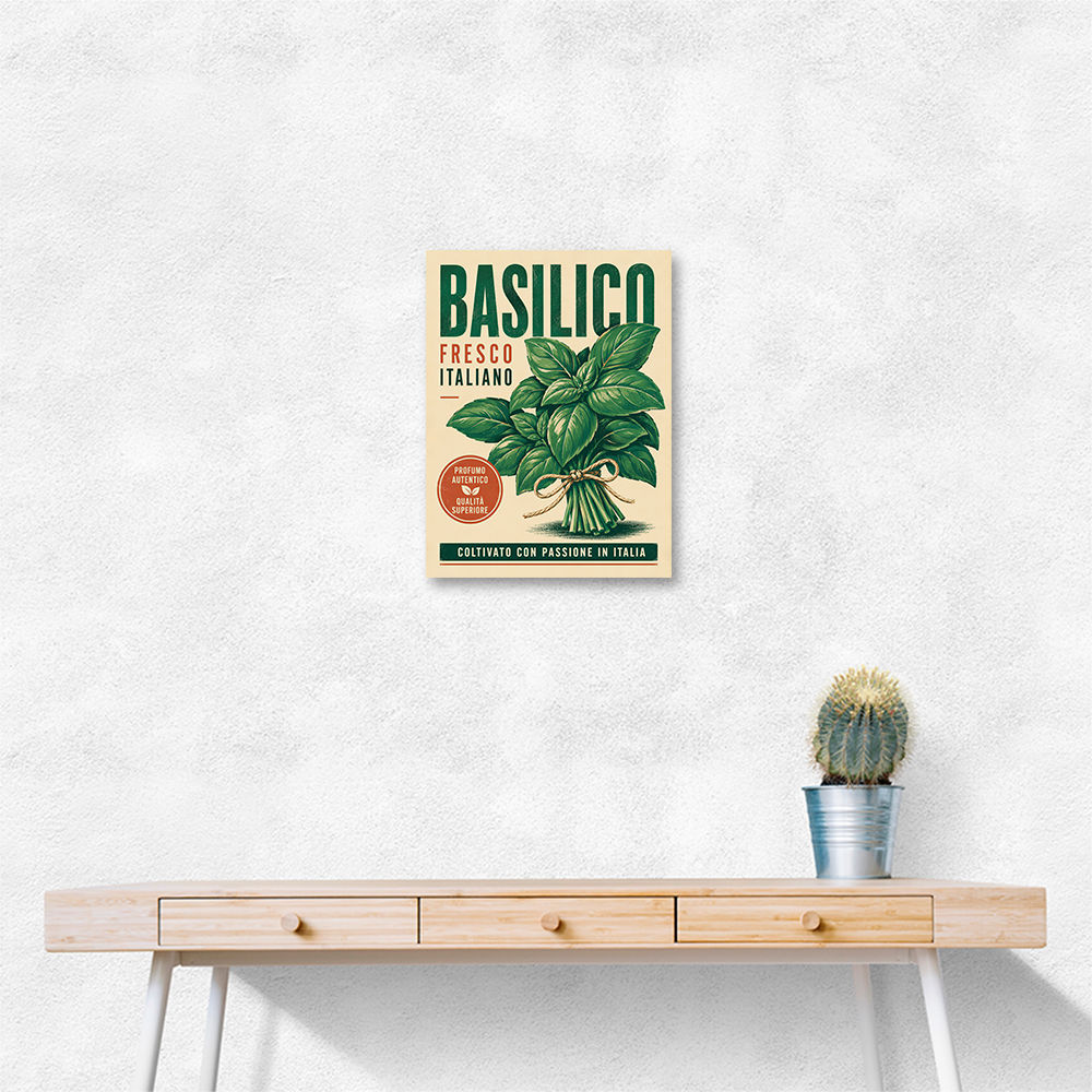 Basil Fresco Italiano Vintage Wall Art