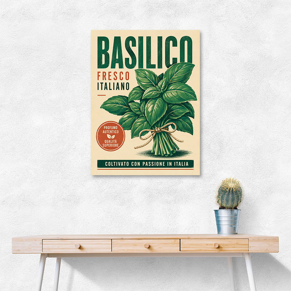 Basil Fresco Italiano Vintage Wall Art