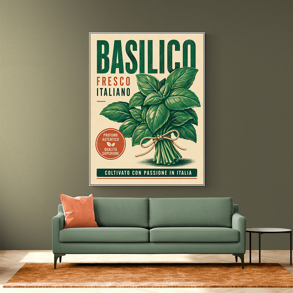 Basil Fresco Italiano Vintage Wall Art