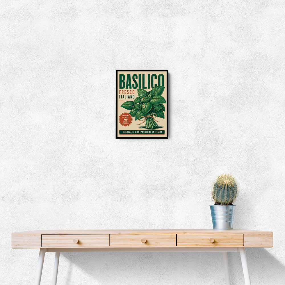 Basil Fresco Italiano Vintage Wall Art
