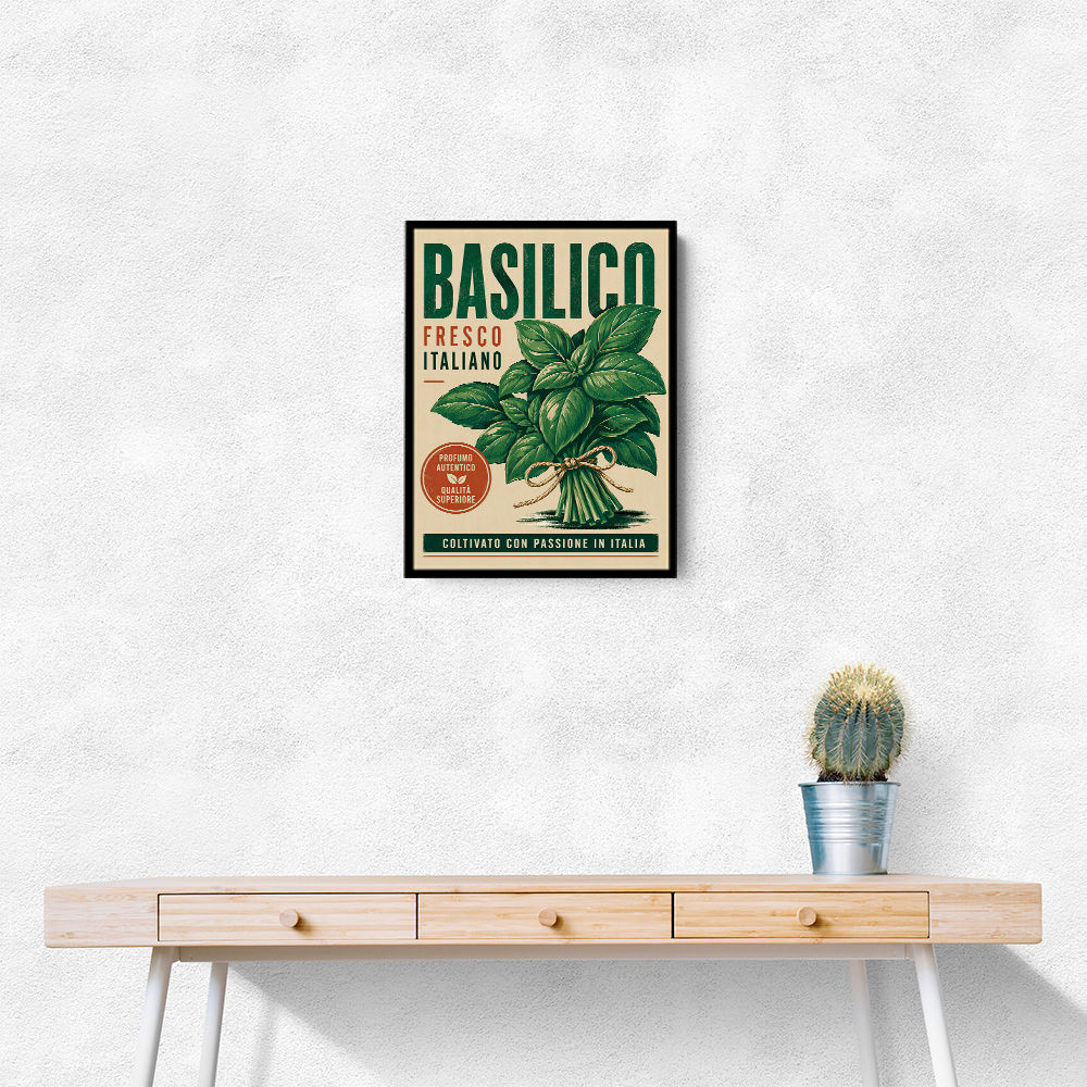 Basil Fresco Italiano Vintage Wall Art