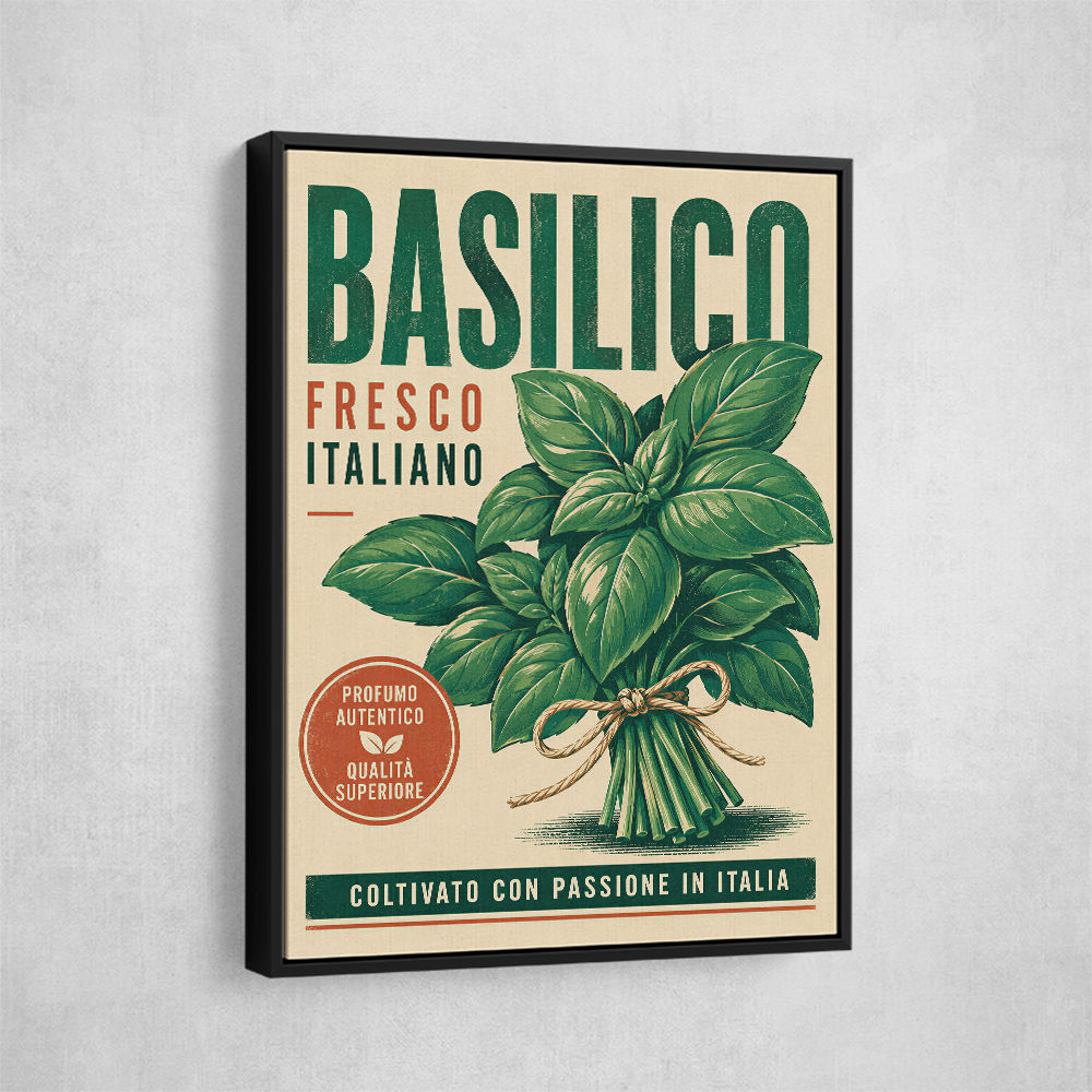 Basil Fresco Italiano Vintage Wall Art