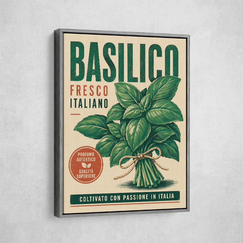Basil Fresco Italiano Vintage Wall Art