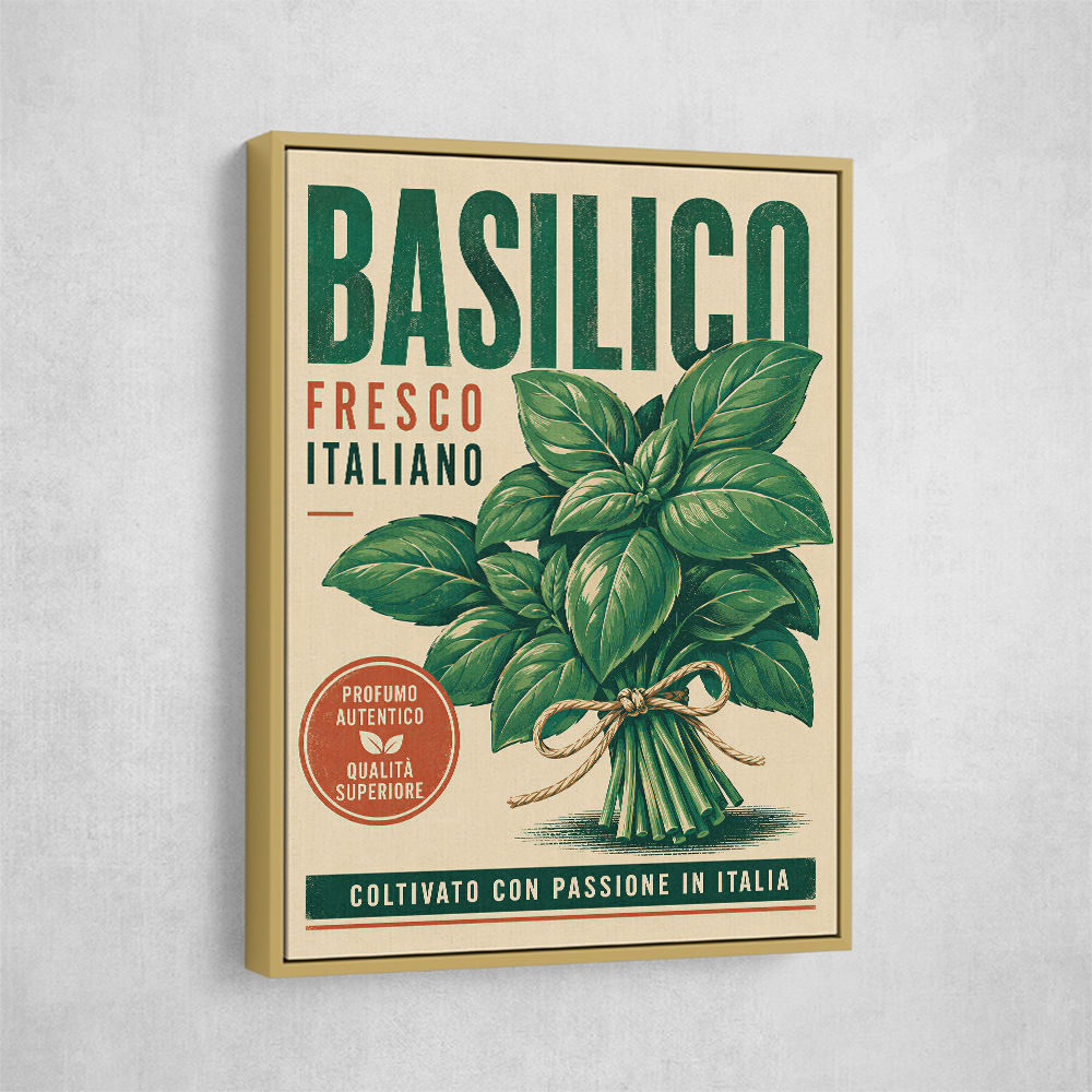 Basil Fresco Italiano Vintage Wall Art