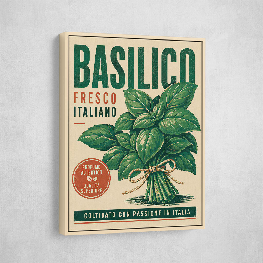 Basil Fresco Italiano Vintage Wall Art