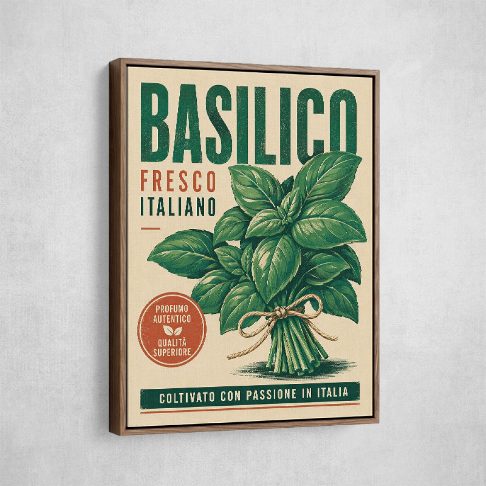 Basil Fresco Italiano Vintage Wall Art