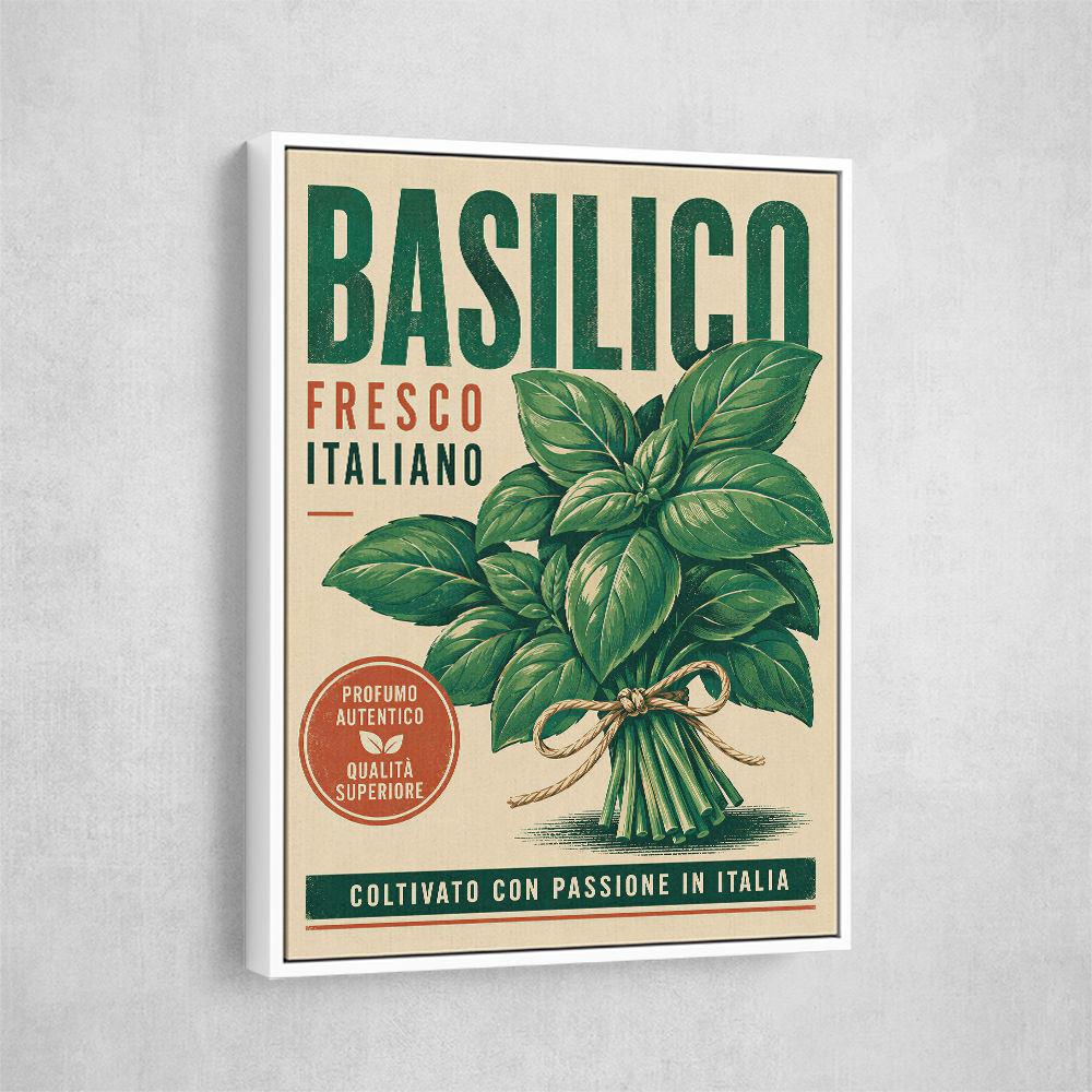 Basil Fresco Italiano Vintage Wall Art