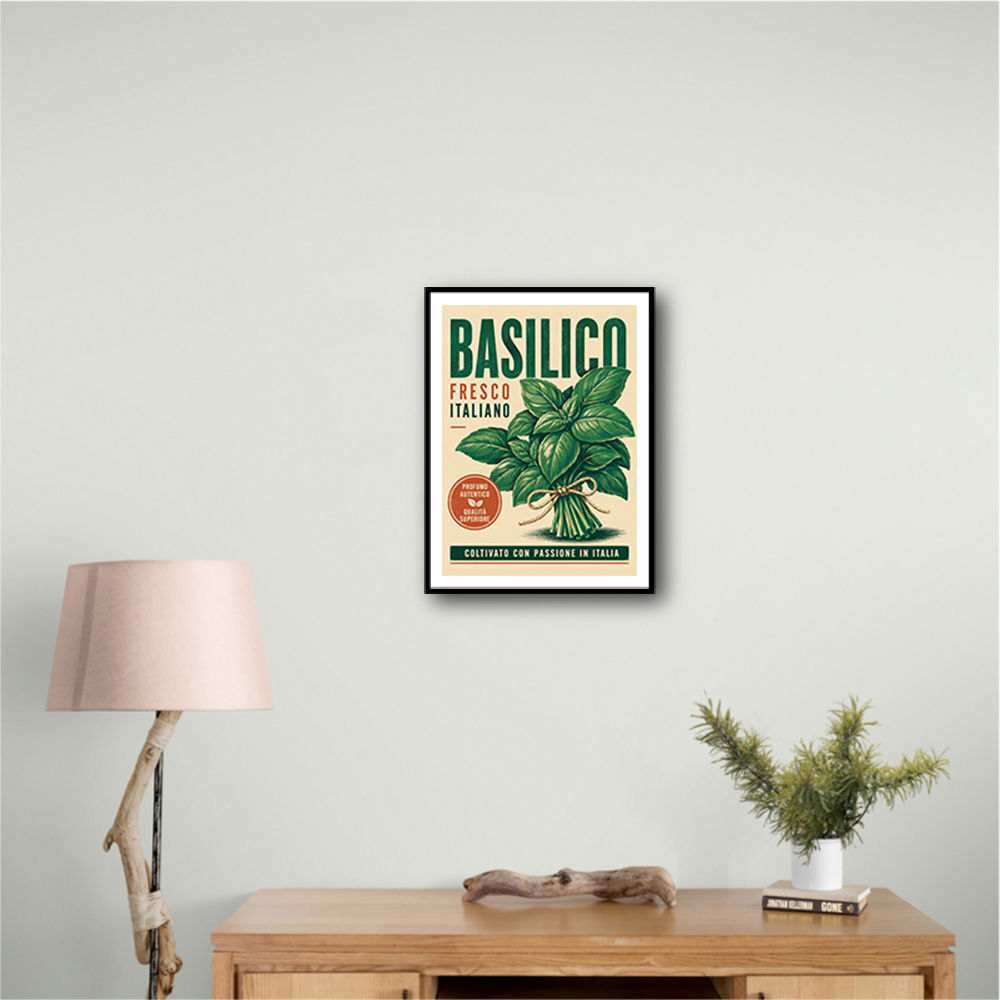 Basil Fresco Italiano Vintage Wall Art