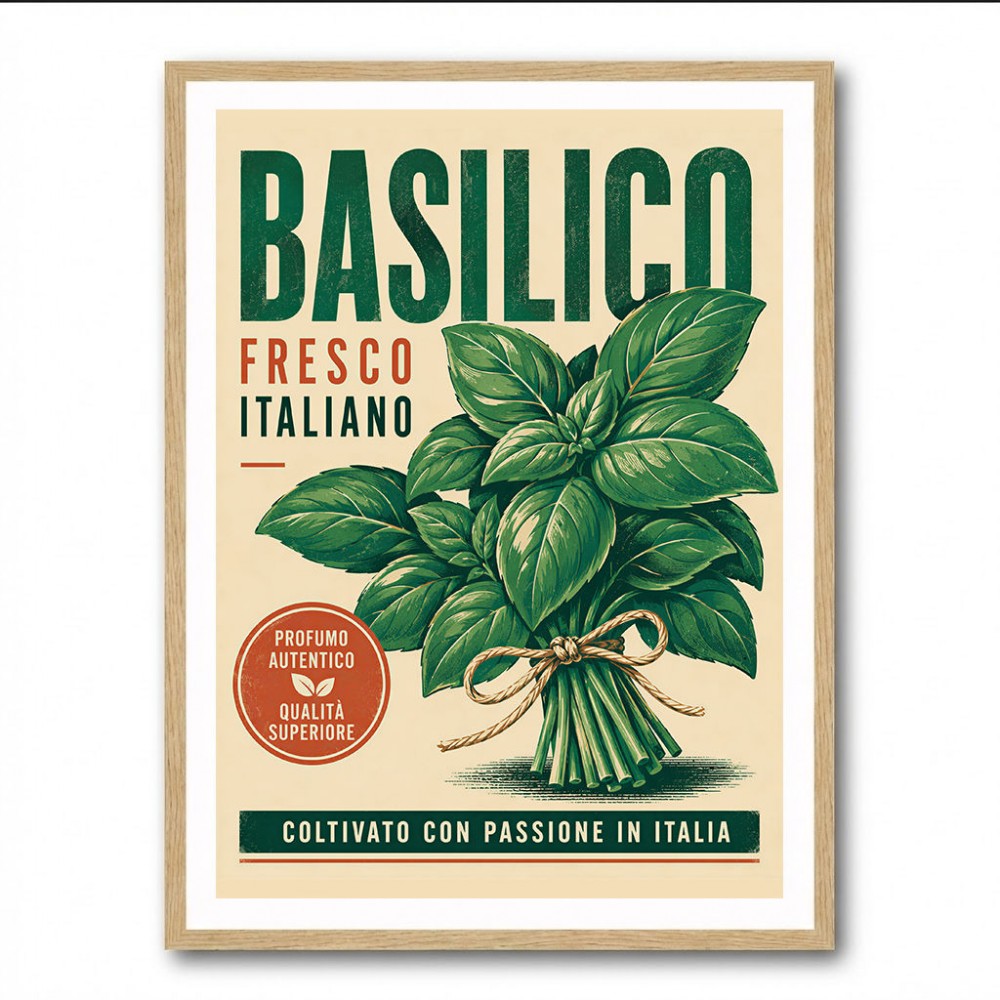 Basil Fresco Italiano Vintage Wall Art