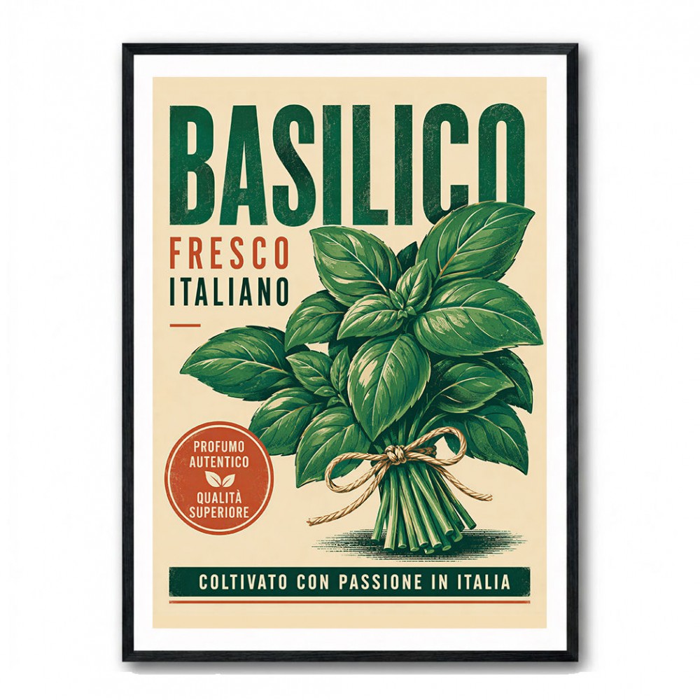 Basil Fresco Italiano Vintage Wall Art