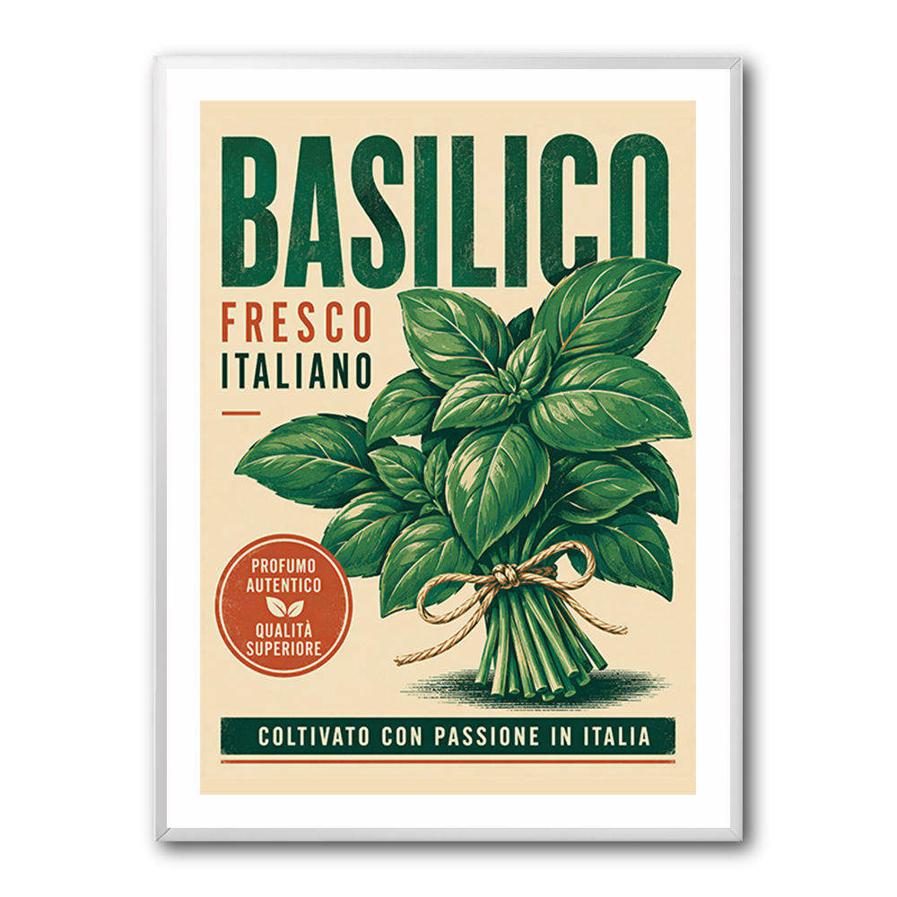 Basil Fresco Italiano Vintage Wall Art