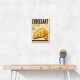 Croissant Italian Food Poster Wall Art