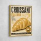 Croissant Italian Food Poster Wall Art