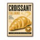 Croissant Italian Food Poster Wall Art